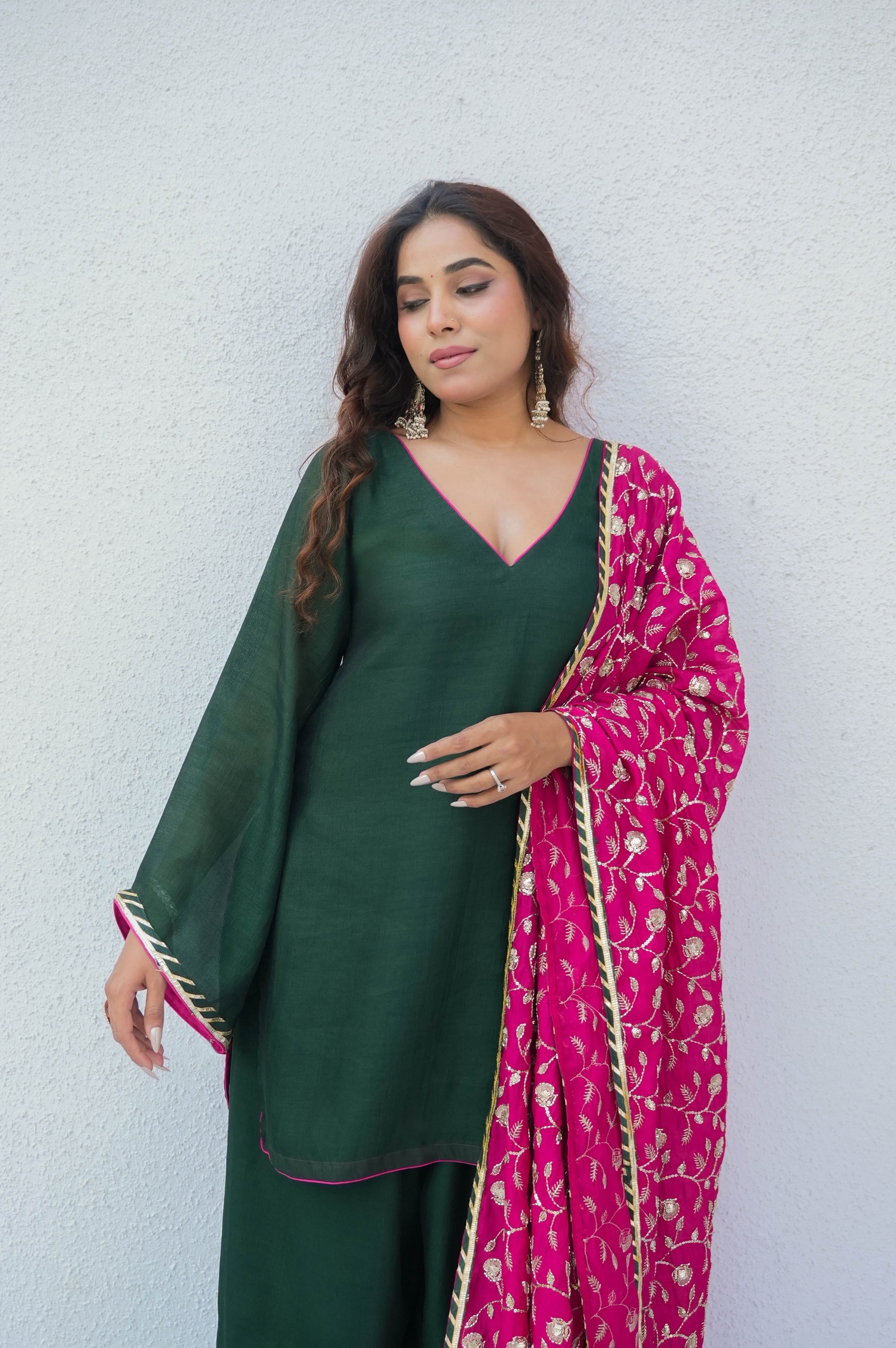 Reet green farshi salwar suit set, photo 3